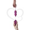 Vibrador anal inalámbrico satinado suave